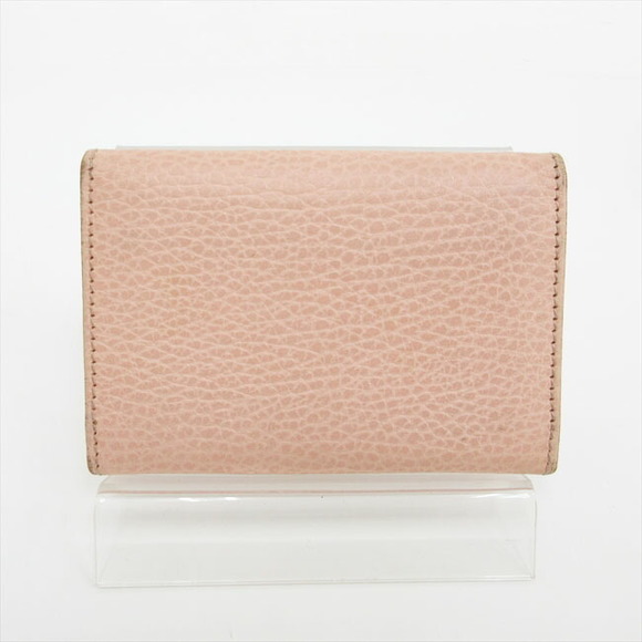 GUCCI Petit Marmont Card Case Holder Business Pink Leather - Picture 2 of 11